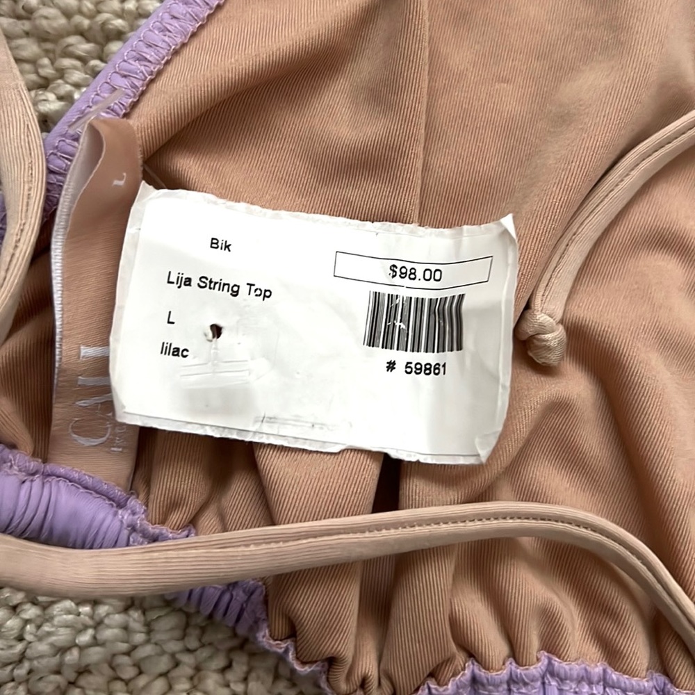 CALi Dreaming Lija String Bikini Top - Picture 7 of 9